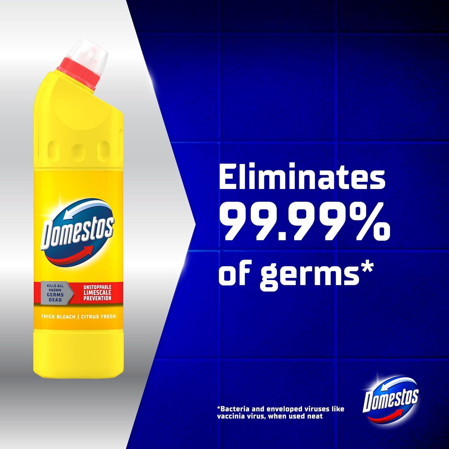 Domestos Thick Citrus Bleach - 750ml (Case of 9)