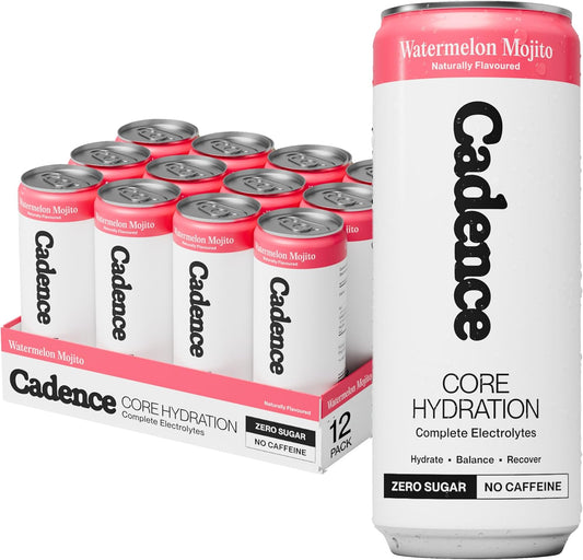 Cadence Watermelon Mojito Zero Sugar Electrolyte Drink 330ml - Case of 12