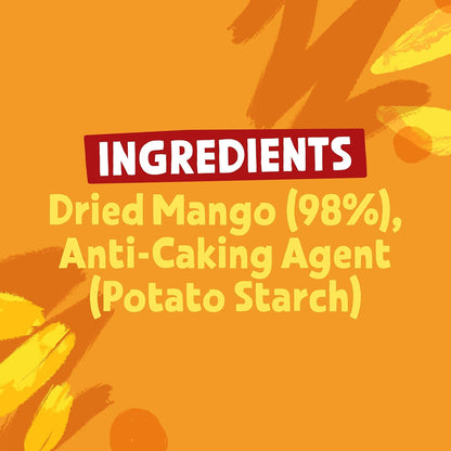 BEAR Fruit Dried Mango Packs - Gently Baked Fruit - Healthy - Vegan - 35g (Box of 14)