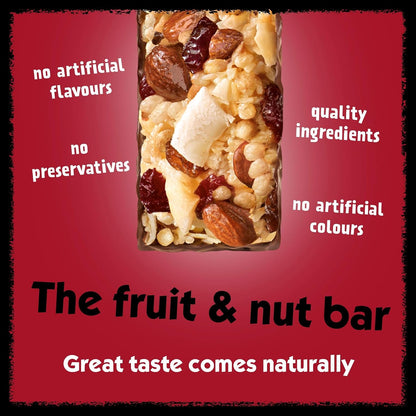 Eat Natural Dark Chocolate Almond and Cranberry Bar 40g - Pack of 12