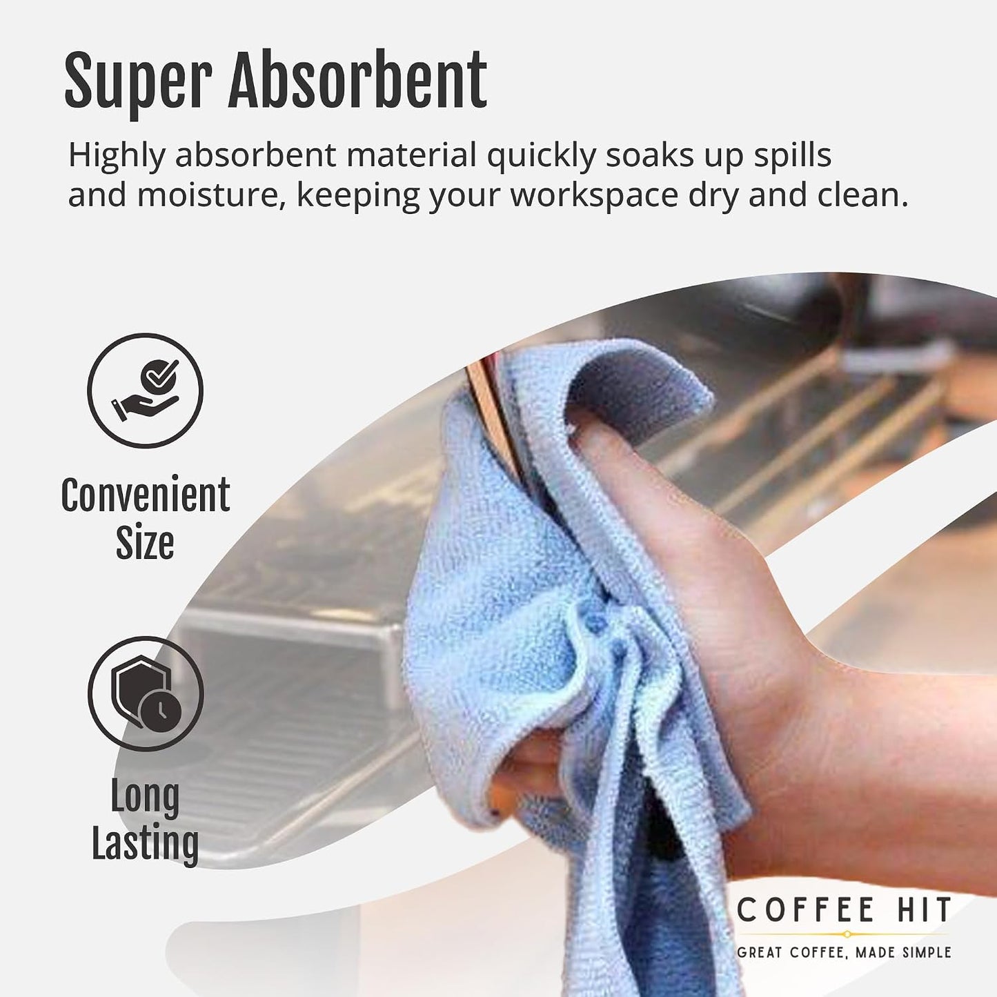 Rhinowares Barista Cloth Set (4 Pack)