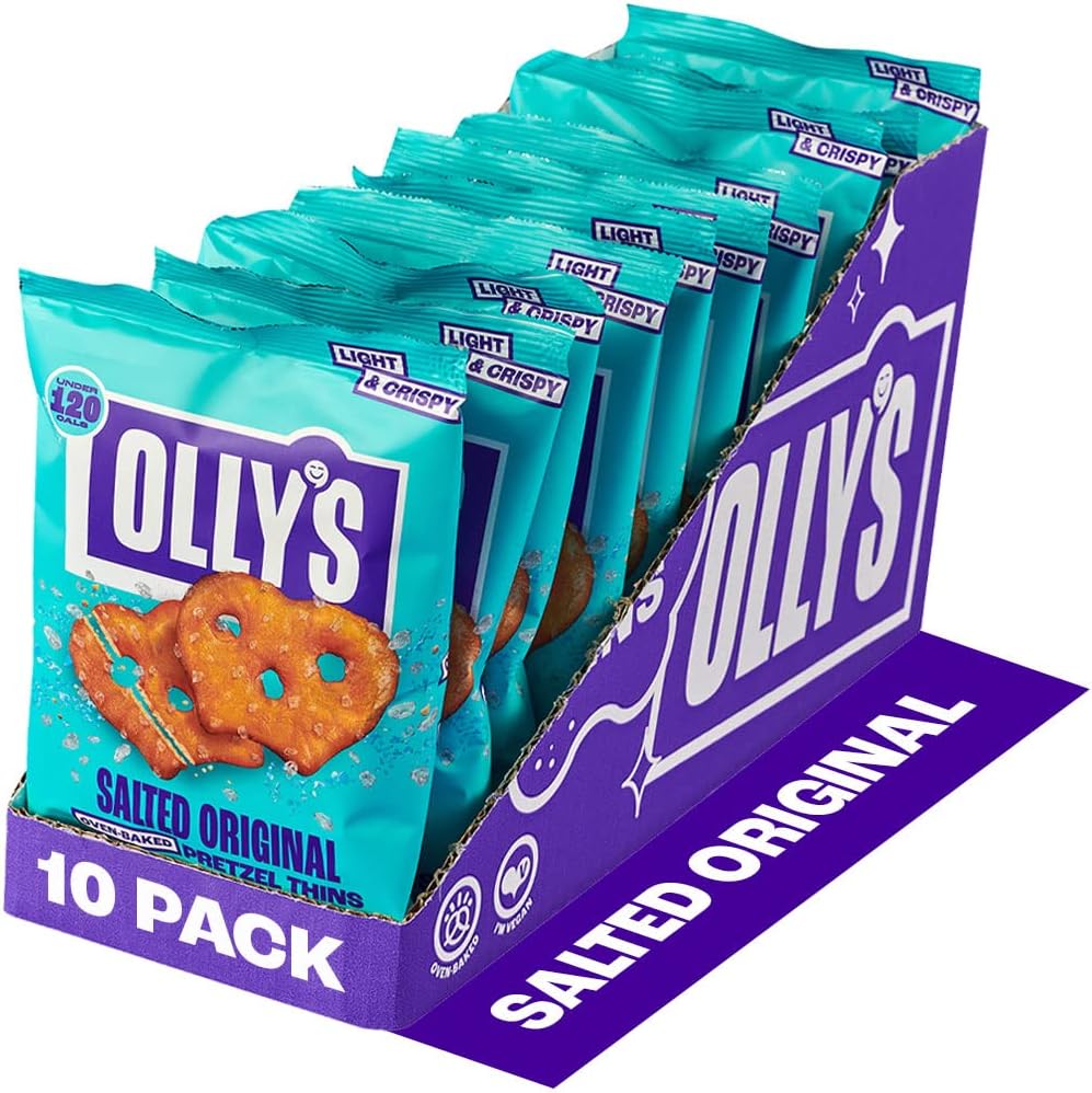 Olly's Pretzel Thins Original Salted 35g (Box of 10)