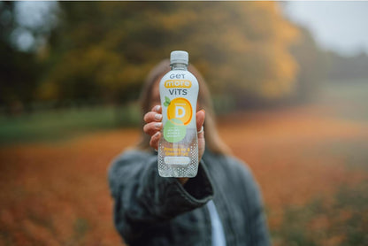 Get More Vits - Vitamin D Pineapple & Grapefruit Sparkling Drink 500ml (12 Pack)