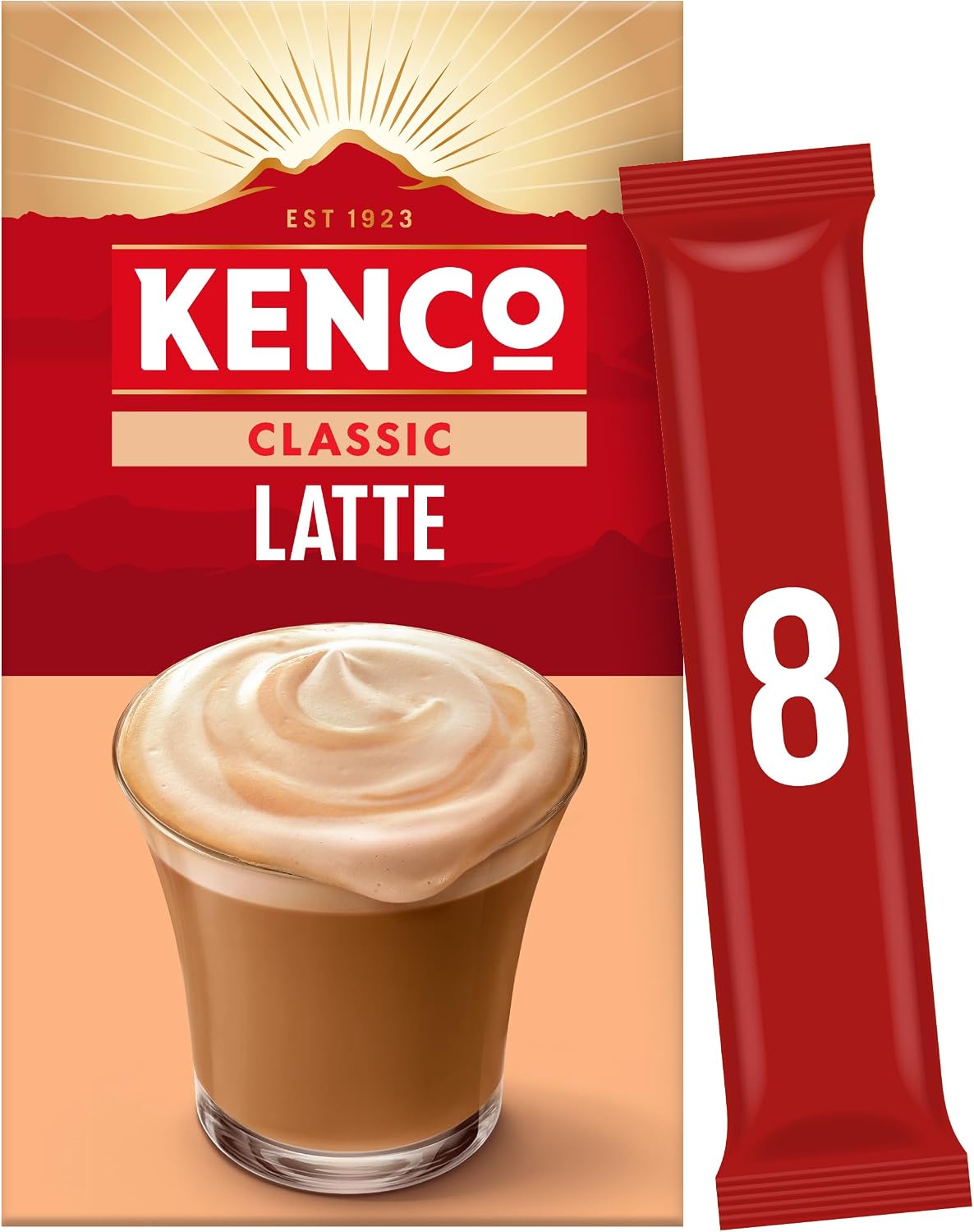 Kenco Latte Instant Coffee Sachets - Pack of 8