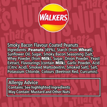 Walkers That's Nuts Smoky Bacon 40g (Box of 20)