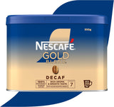 Nescafe Gold Blend Decaf: Coffee Tin 500g