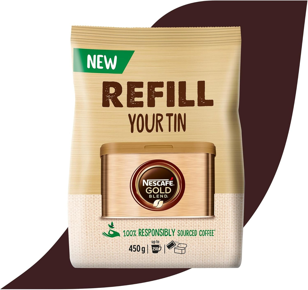 Nescafe Gold Blend: Refill Bag 450g