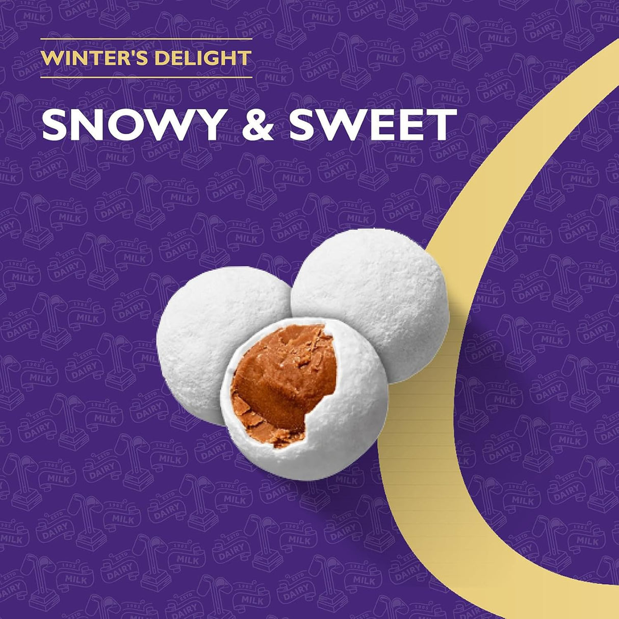 Cadbury Mini Snowballs Bag 80g (Single Bag)