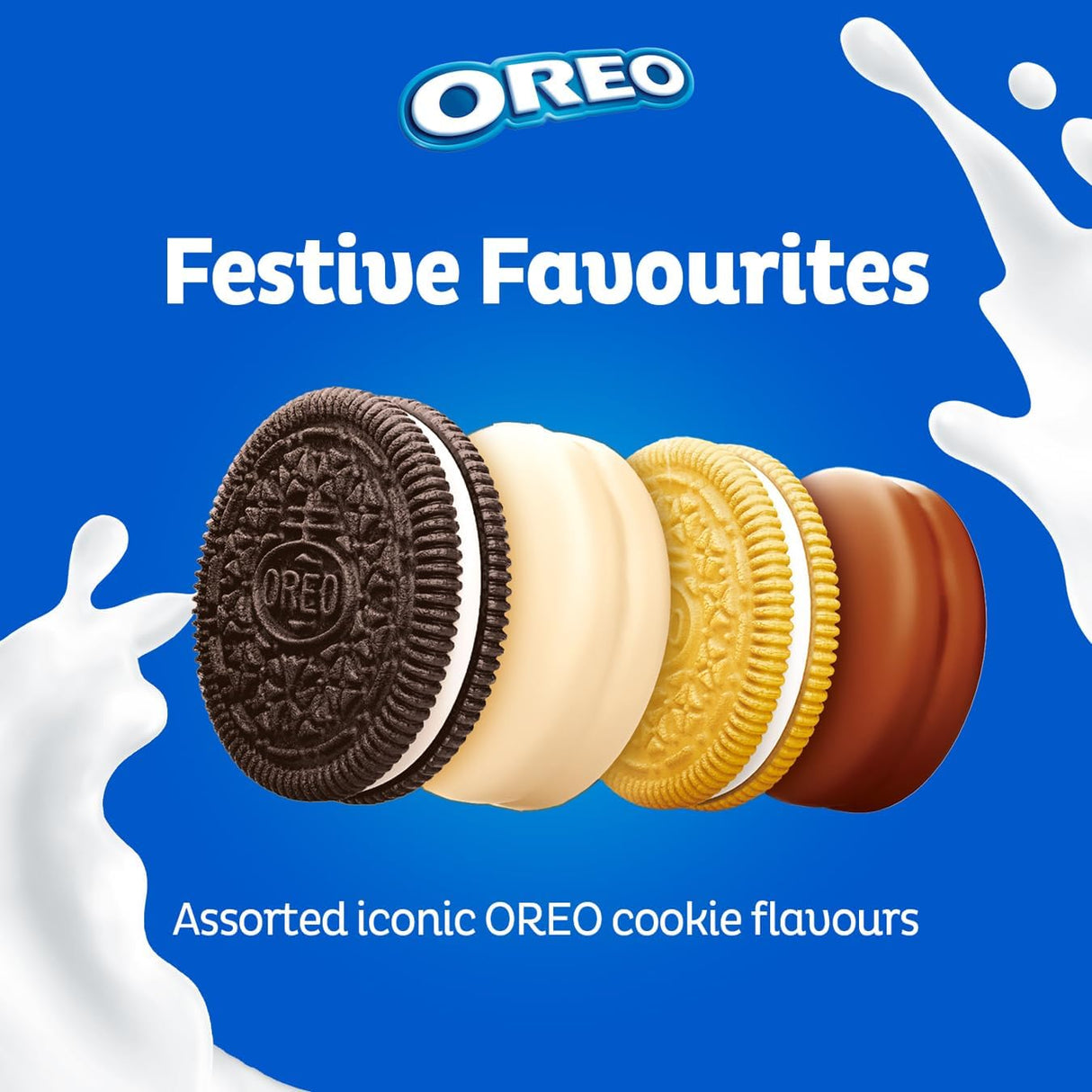 Oreo Festive Favourites Cookies Sandwich Biscuits 170g Selection Box (Individually Wrapped)