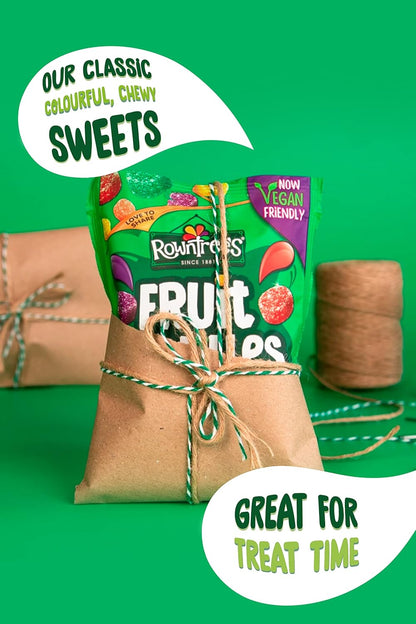 Rowntrees Fruit Pastilles Sharing Pouch Bag - 143g (Pack of 10)