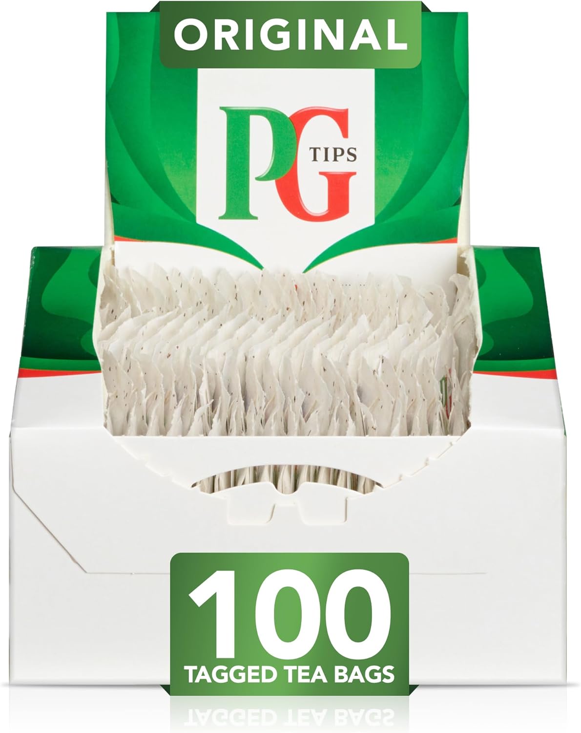 PG Tips: String & Tag Tea Bags - (Box of 100)