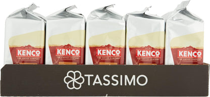 Tassimo Kenco Cappuccino Coffee Pods, 8 Capsules (Pack of 5)