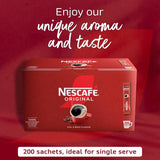 Nescafe Original: Individual Coffee Sticks / Sachet Portions - (Box of 200)