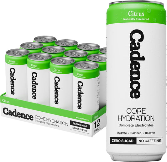 Cadence Citrus Zero Sugar Electrolyte Drink 330ml - Case of 12
