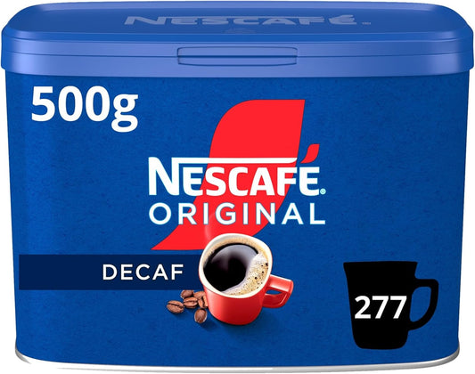Nescafe Original Decaf: Coffee Tin 500g