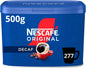 Nescafe Original Decaf: Coffee Tin 500g