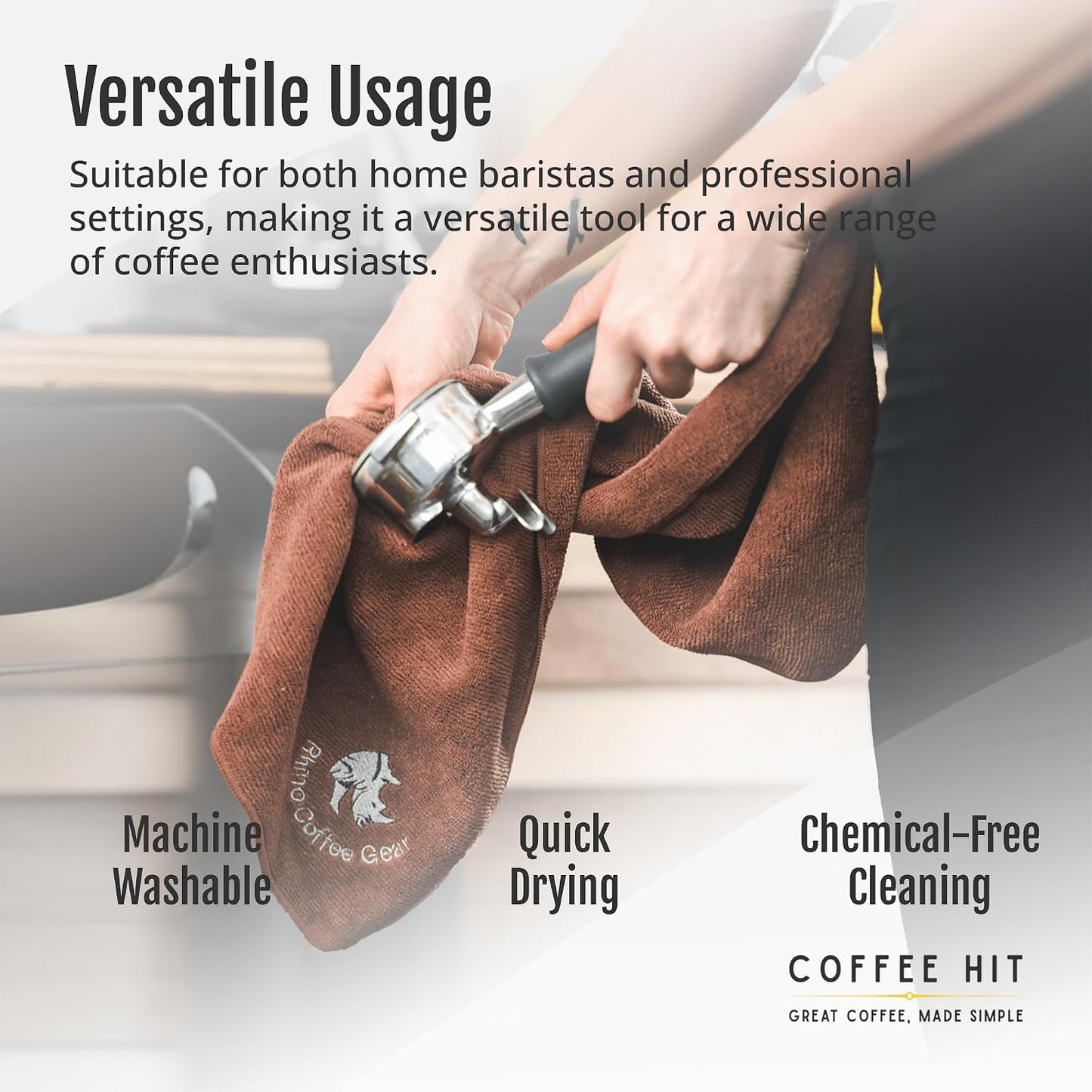 Rhinowares Barista Cloth Set (4 Pack)