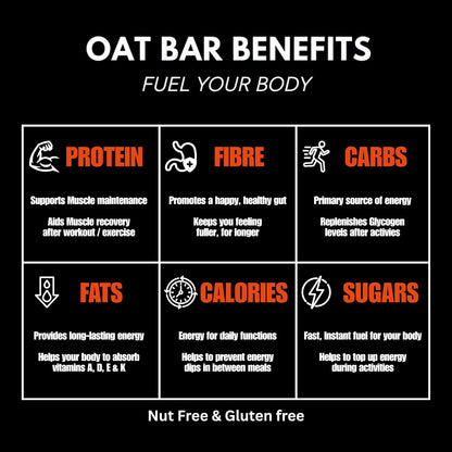 GetBuzzing Nut & Gluten Free Banana Flapjack Bar 62g - Box of 20