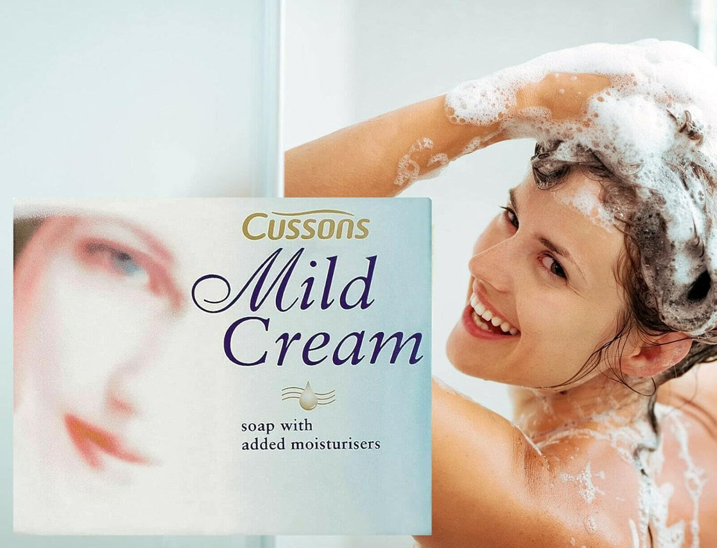 Cussons Mild Cream Bar Soap - 90g (Pack of 4)