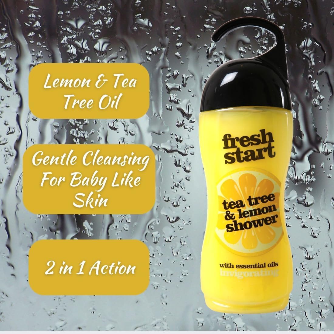 Fresh Start Tea Tree and Lemon Shower Gel 420ml - Case of 12