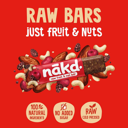 Nakd Bakewell Tart Fruit & Nut Bar 35g (Box of 18)