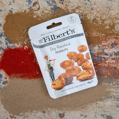Mr Filbert's Dry Roasted Peanuts – 40g (Box of 20)