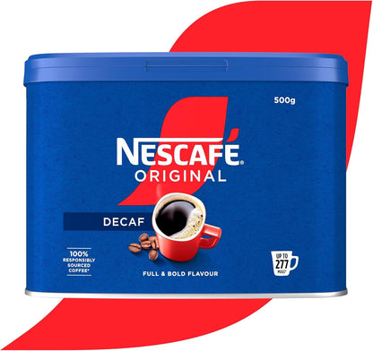 Nescafe Original Decaf: Coffee Tin 500g