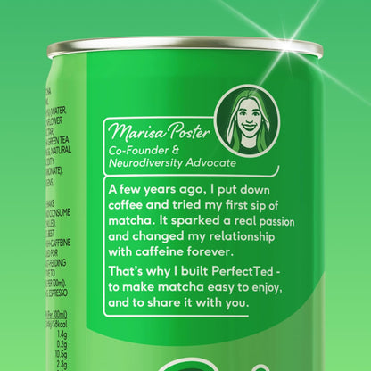 PerfectTed Matcha Latte Vanilla 250ml - Case of 12