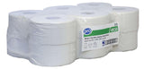 Mini Jumbo Toilet Rolls 150m 2ply White - 60mm core - (12 Pack) - Vending Superstore