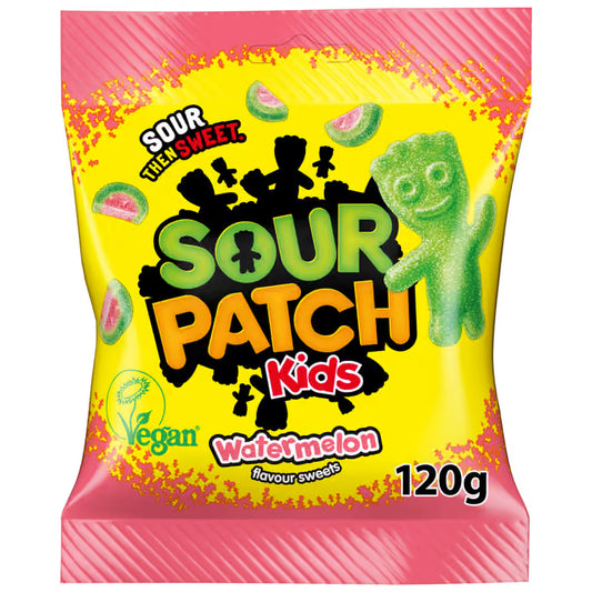 Sour Patch Kids Watermelon - 120g (Pack of 10)