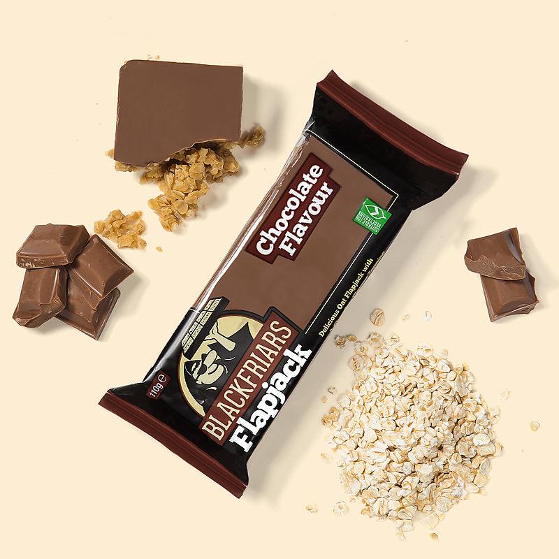 BlackFriars Individually Wrapped Flapjacks - Chocolate Flavour - Box of 25 - Vending Superstore