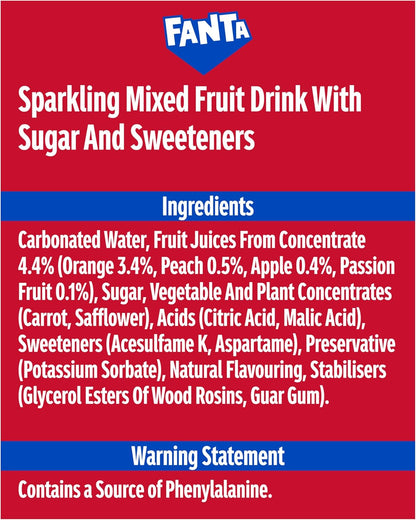 Fanta Fruit Twist Cans - 330ml (Pack of 24)