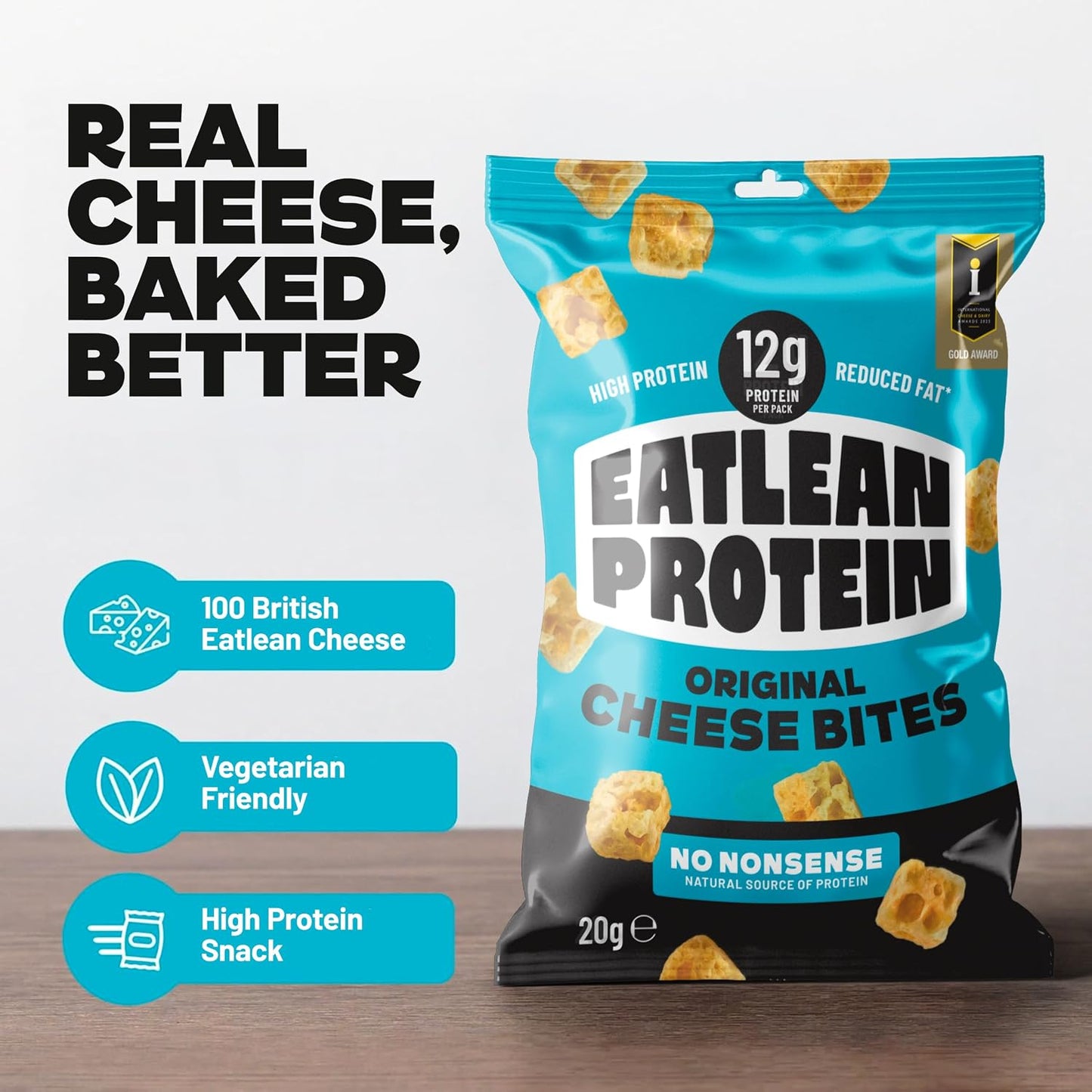 Eatlean Protein Cheese Bites 20g - Pack of 12