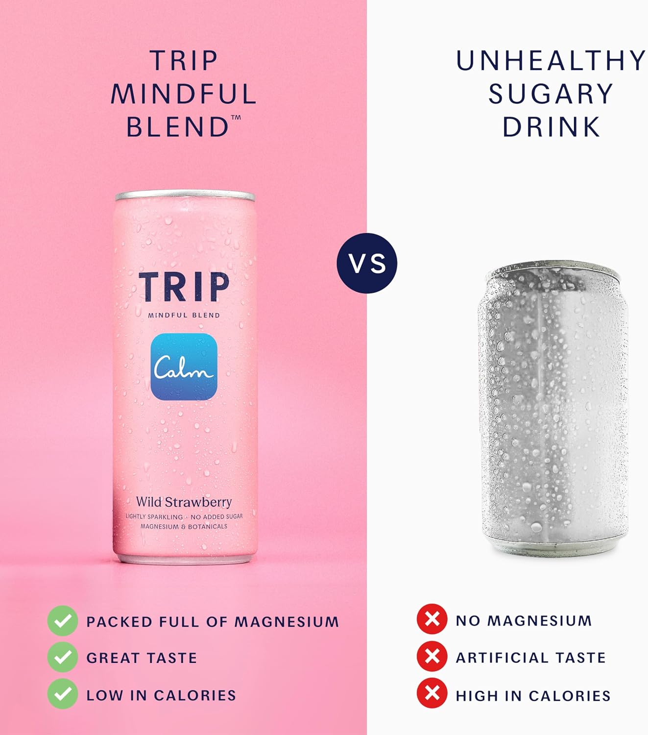 TRIP Mindful Wild Strawberry Can 250ml - Case of 12
