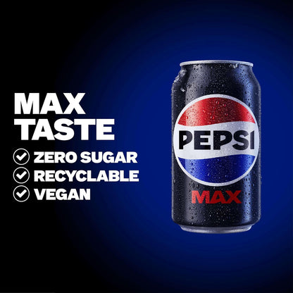 Pepsi Max - 330ml Cans (Case of 24)