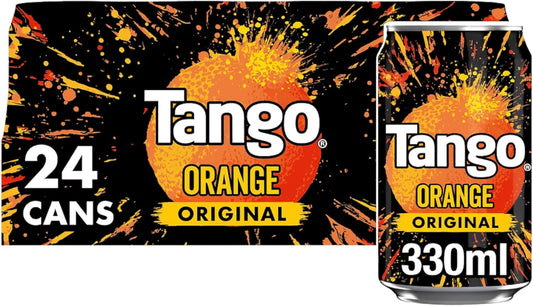 Tango Orange - 330ml Cans (Case of 24)
