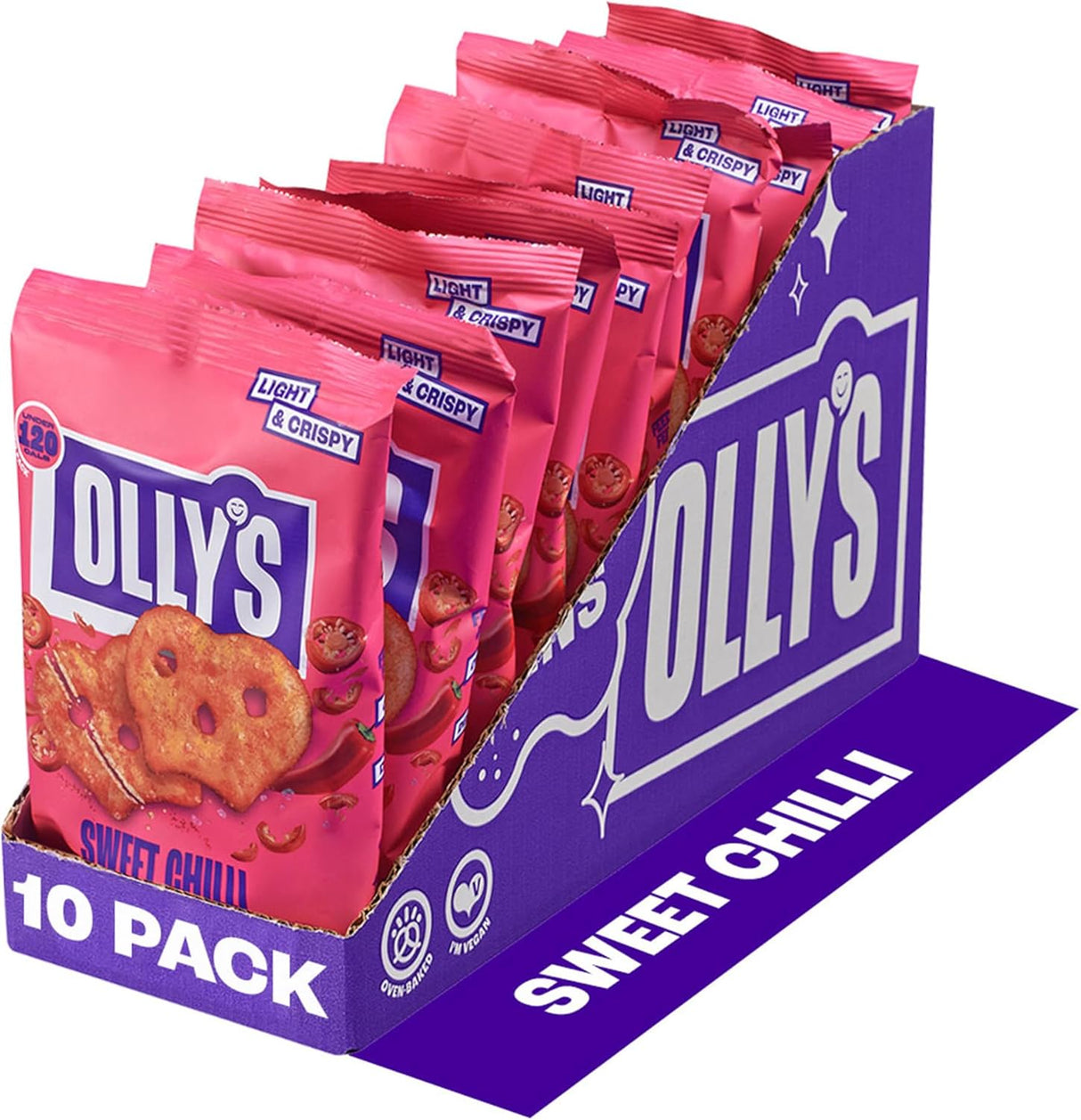 Olly's Pretzel Thins Sweet Chilli 35g (Box of 10)