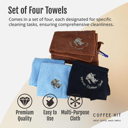 Rhinowares Barista Cloth Set (4 Pack)