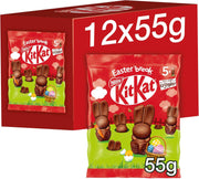 Kit Kat Mini Easter Bunny Bags - 55g (Box of 12)
