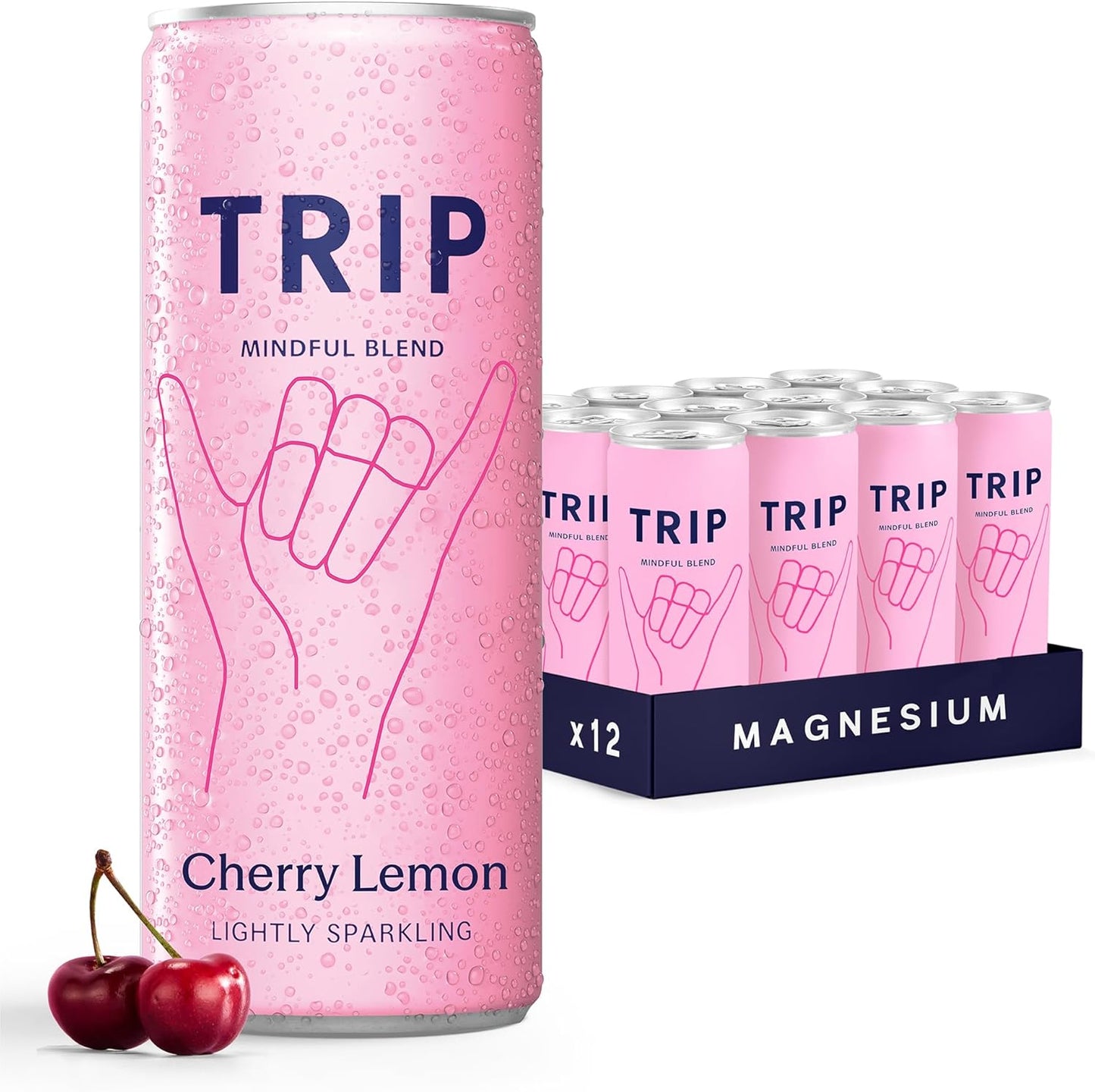 TRIP Mindful Cherry Lemon Can 250ml - Case of 12