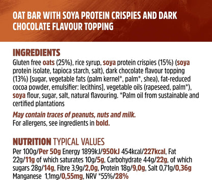 Trek Cocoa Oat Protein Flapjack 50g (Box of 16)