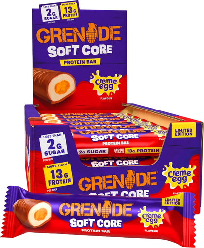 Grenade Soft Core Creme Egg Protein Bar - 45g (Box of 18)