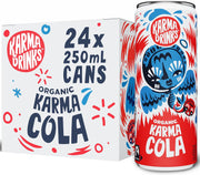 Karma Drinks Karma Cola Fizzy Soft Drink 250ml - Case of 24