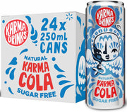 Karma Drinks Karma Cola Sugar Free Fizzy Soft Drink 250ml - Case of 24