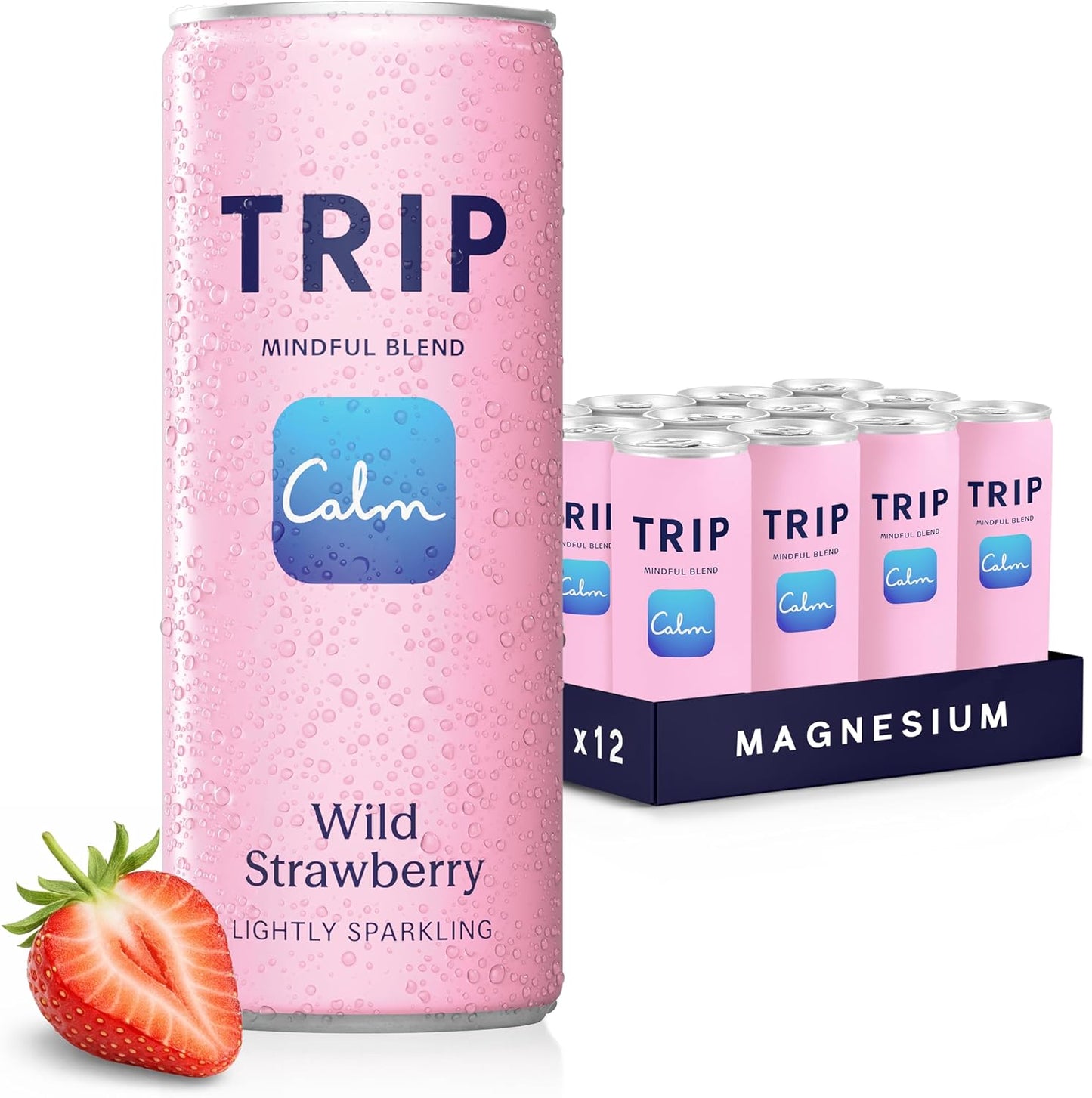 TRIP Mindful Wild Strawberry Can 250ml - Case of 12