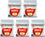 Tassimo Kenco Flat White Coffee Pods, 8 Capsules (Pack of 5)