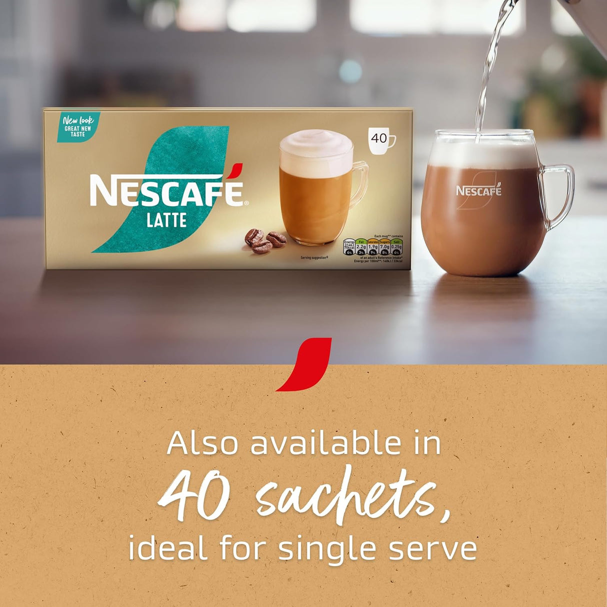 Nescafe Latte: Coffee Tin 1kg