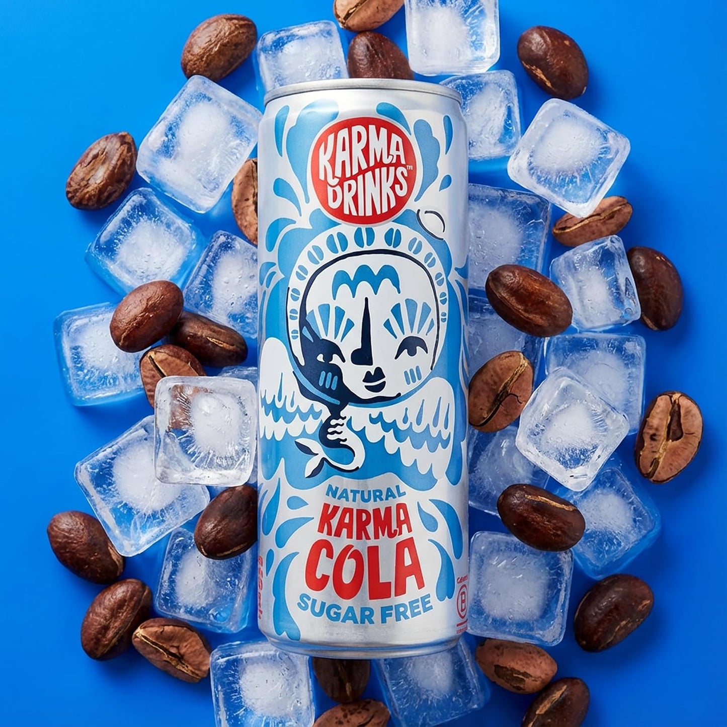 Karma Drinks Karma Cola Sugar Free Fizzy Soft Drink 250ml - Case of 24