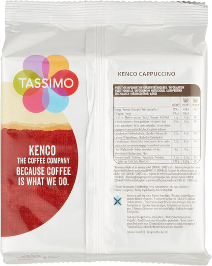 Tassimo Kenco Cappuccino Coffee Pods, 8 Capsules (Pack of 5)