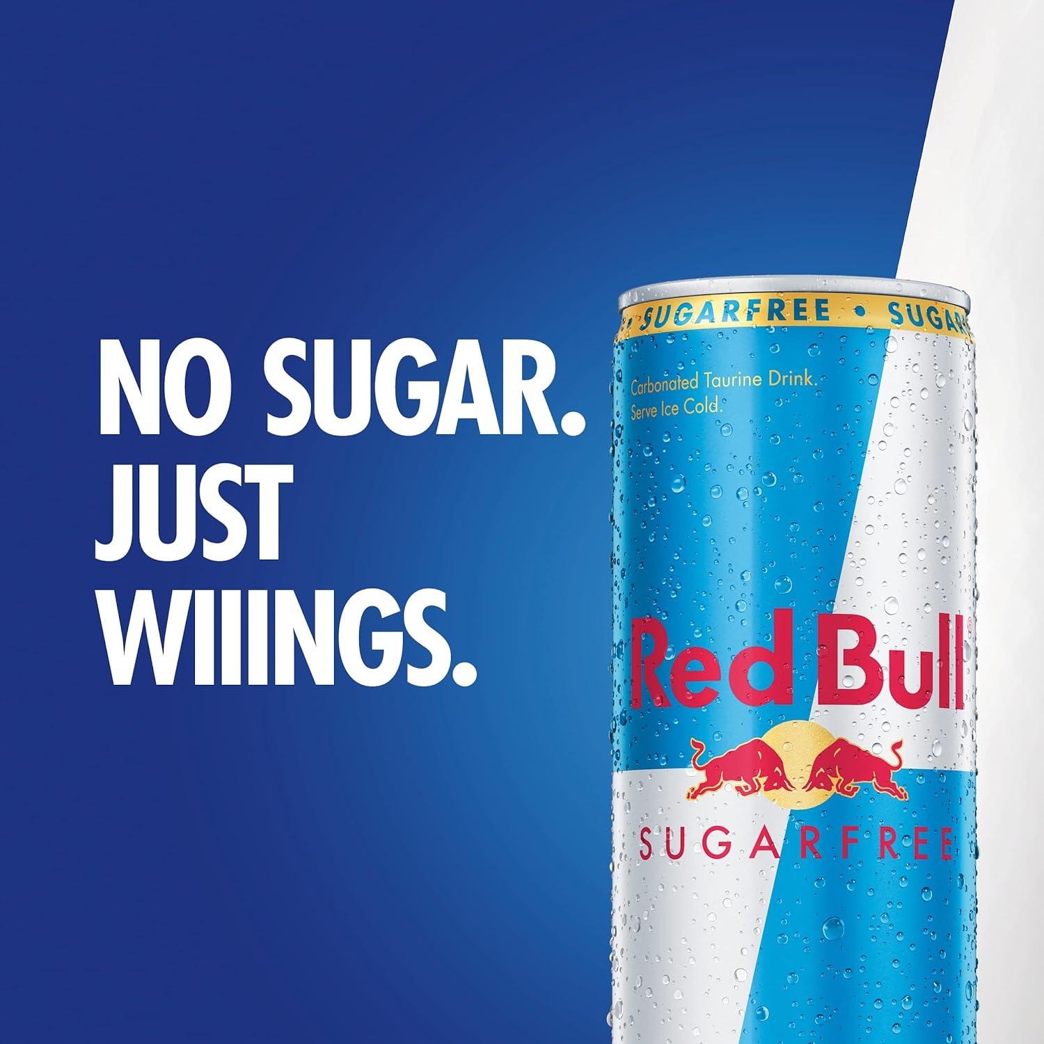 Red Bull Energy Drink Sugar Free 250ml x 24 Cans - Vending Superstore